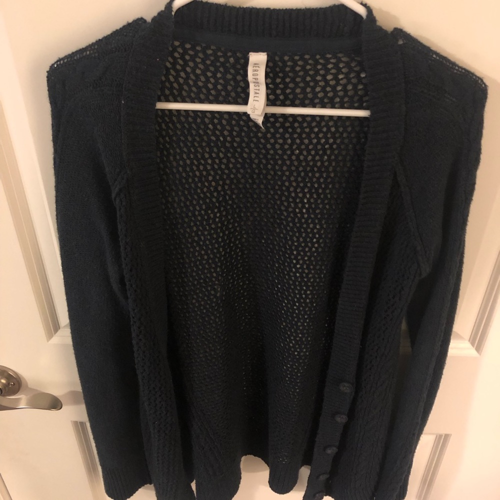 Aeropostale navy cardigan